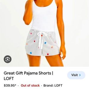 Pjs short from loft. Brand new . Xl but fit more like m-l